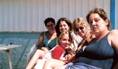 Le ragazze di Percorsi Zebrati al mare